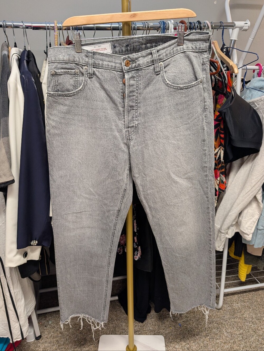 Gap cheeky high rise straight 32/14